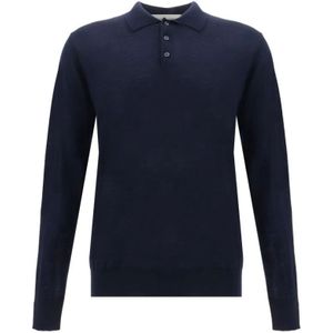 Golden Goose, Heren, Tops, Blauw, Maat: L Wol,