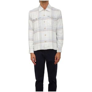 Eleventy, Heren, Overhemden, Veelkleurig, Maat: L Katoen,