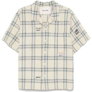 Story mfg., Heren, Overhemden, Veelkleurig, Maat: L Katoen,