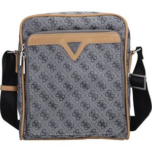 Guess, Heren, Tassen, Grijs, Maat: ONE Size