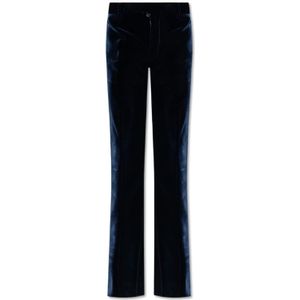 Dsquared2, Heren, Broeken, Blauw, Maat: 2XL Velours,