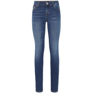 Philipp Plein, Dames, Jeans, Blauw, Maat: W28 Denim,