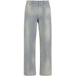 Prada, Heren, Jeans, Blauw, Maat: W32 Katoen,