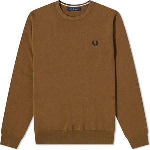 Fred Perry, Heren, Sweatshirts & Hoodies, Bruin, Maat: L Katoen,