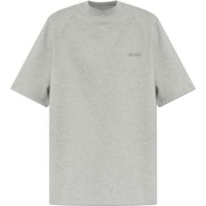 The Attico, Dames, Tops, Grijs, Maat: 3XS Katoen,