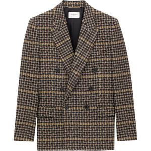 Saint Laurent, Dames, Jassen, Veelkleurig, Maat: M Wol,