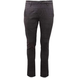 Dondup, Heren, Broeken, Grijs, Maat: W35 Katoen,