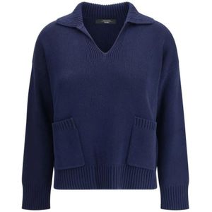 Weekend Max Mara - Saloon Sweater - Marineblauw - Katoen
