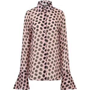 Nina Ricci, Dames, Blouses & Shirts, Veelkleurig, Maat: 3XL