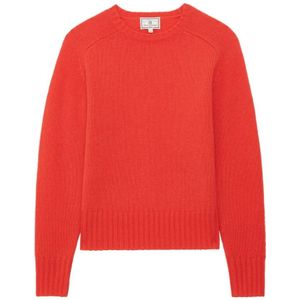 Ines de la Fressange Paris, Dames, Truien, Rood, Maat: XS Wol,