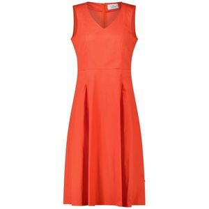 vera mont, Dames, Jurken, Rood, Maat: 2XL