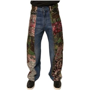 Dolce & Gabbana, Heren, Jeans, Veelkleurig, Maat: XS Denim,