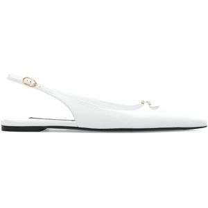 Dolce & Gabbana, Dames, Schoenen, Wit, Maat: 37 1/2 EU