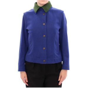 Andrea Incontri, Dames, Jassen, Blauw, Maat: S Wol,