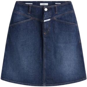 Closed, Dames, Rokken, Blauw, Maat: W30 Katoen,