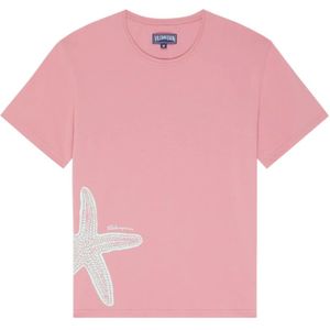 Vilebrequin, Heren, Tops, Roze, Maat: S Katoen,