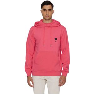 John Richmond, Heren, Sweatshirts & Hoodies, Rood, Maat: L Katoen,