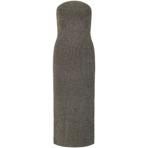 Khaite, Dames, Jurken, Grijs, Maat: S Polyamide,