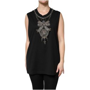 Dolce & Gabbana - Tanktop - Zwart - Katoen
