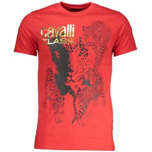 Cavalli Class, Heren, Tops, Rood, Maat: L
