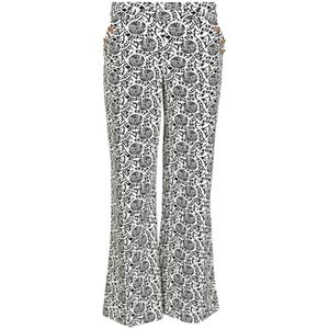 Maicazz - Xavi - Pantalon - Zwart-Wit - Travelstof