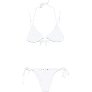 Ermanno Scervino, Dames, Badkleding, Wit, Maat: S