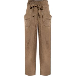 Marant étoile, Dames, Broeken, Groen, Maat: XS Katoen,