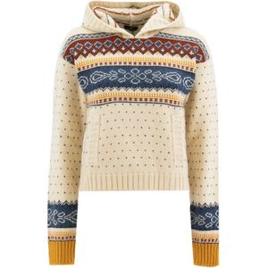 Etro, Dames, Truien, Beige, Maat: M Wol,