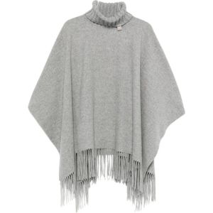 Fabiana Filippi, Dames, Jassen, Grijs, Maat: ONE Size Wol,