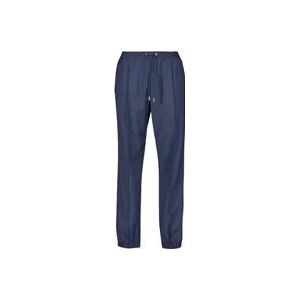 Dior Wollen Geplooide Sweatpants , Blue , Heren , Maat: L