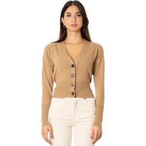 Solotre, Dames, Truien, Beige, Maat: XS