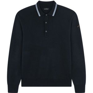 Paul & Shark, Heren, Tops, Zwart, Maat: L Katoen,