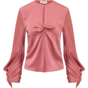 Del Core, Dames, Blouses & Shirts, Roze, Maat: S