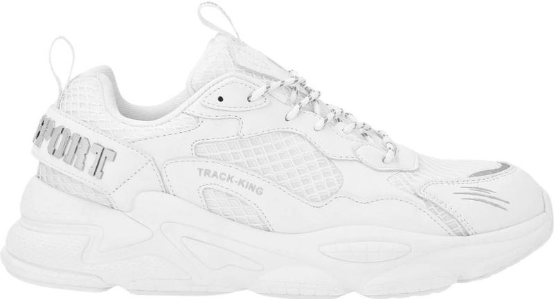 Plein Sport Sneakers laag 'Track King'  zilver / wit