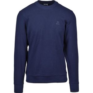 Diesel, Heren, Sweatshirts & Hoodies, Blauw, Maat: M Katoen,