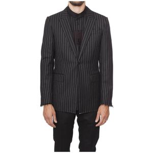 Givenchy, Heren, Pakken, Zwart, Maat: L Wol,