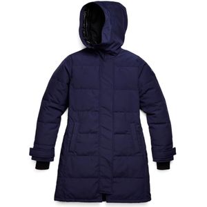 Canada Goose, Dames, Mantels, Blauw, Maat: XS Katoen,