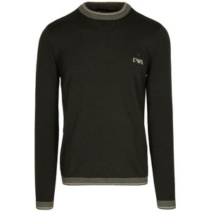 Emporio Armani, Heren, Truien, Zwart, Maat: S Wol,