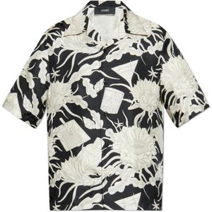 Amiri, Heren, Overhemden, Beige, Maat: XL Zijde,