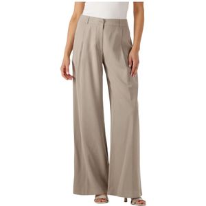 Access Fashion, Dames, Broeken, Beige, Maat: 2XS Poliester,