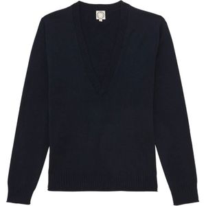 Ines de la Fressange Paris, Dames, Truien, Blauw, Maat: XS Katoen,