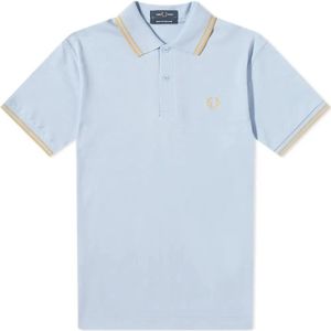 Fred Perry, Heren, Tops, Blauw, Maat: XS Katoen,