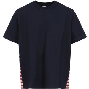 Bottega Veneta, Heren, Tops, Blauw, Maat: S Katoen,