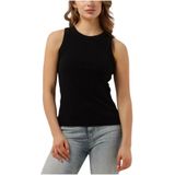 Drykorn - Olina - Mouwloze Top - Zwart - 100% Katoen