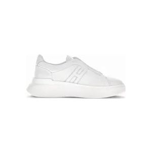 Hogan Sneakers Wit , White , Heren , Maat: 41 1/2 EU