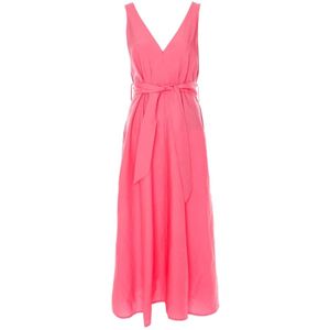 Closed, Dames, Jurken, Roze, Maat: L Linnen,