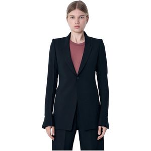 Rick Owens, Dames, Jassen, Zwart, Maat: M Wol,
