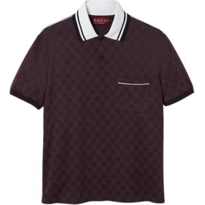 Gucci, Heren, Tops, Rood, Maat: L Katoen,