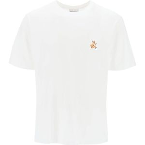 Maison Kitsuné, Heren, Tops, Wit, Maat: XL Katoen,