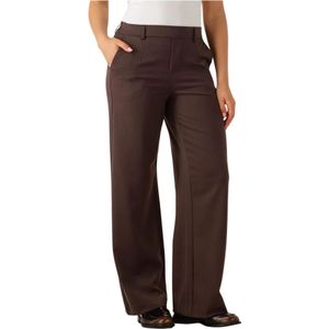 Object, Dames, Broeken, Bruin, Maat: 2XL Nylon,